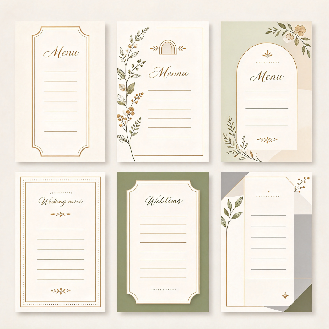 Custom Wedding Seating Chart Templates