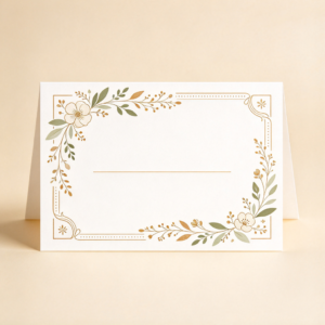 Wedding Thank You Card Template
